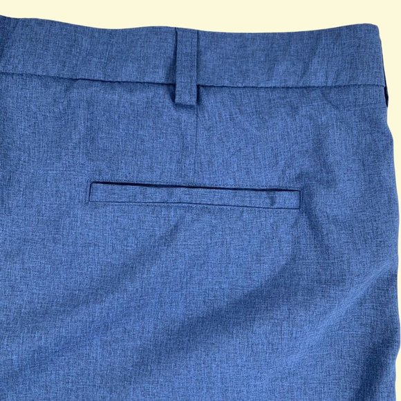 Grand Slam Performance Lightweight Chino Golf Prep Frat Shorts Blue Men 42 - Picture 3 of 7